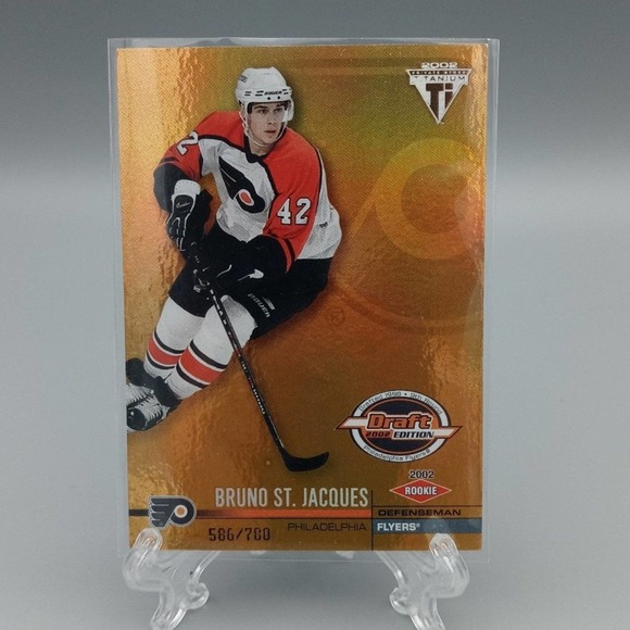 Bruno St. Jacques Rookie Card - Gold #157 Hockey Card - Picture 1 of 2